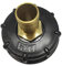 Mamelon Raccord Rapide Pour Cuve 1000 L, Multitanks Raccord, Laiton Connecteur De Tuyau, Adaptateur De Réservoir IBC (25mm)
