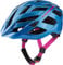 ALPINA PANOMA - Reflektierender & Optimal Belüfteter Fahrradhelm Mit Fliegennetz & Nachrüstbarem LED Für Erwachsene, True Blue-pink Gloss, M (56-59 cm)