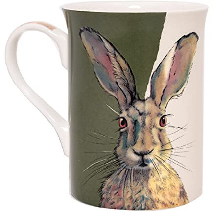Ethel The Hare Mug Coffee Cup for Tea Coffee and Hot Drinks, China, D:8cm x H:10.5cm