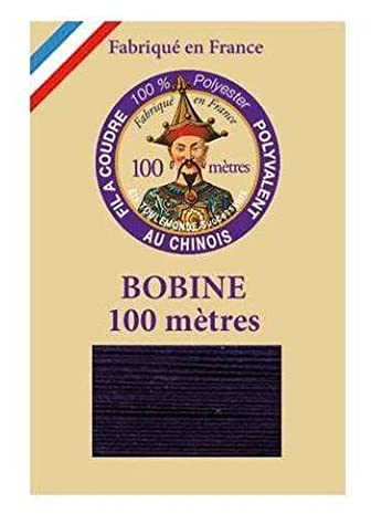 Sajou Fil à Coudre Polyvalent - Fil au Chinois Fabriqué en France - Coloris 650 : Marine