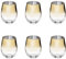 Secret de Gourmet - Lot de 6 Verres à Eau Arya 54cl Or