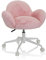 hjh OFFICE 719224 Kinder- und Jugenddrehstuhl aus Kunstfell Kid Teddy Bürostuhl höhenverstellbar, Rosa
