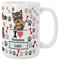 Bee Ingenious Yorkshire Personalizada XL 443 ml. Taza Desayuno Perros Con Nombre. Regalo Amigas. Razas de Perros. Originales Para Regalar. (Yorkshire)