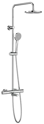 Roca A5A2H18C00 - Columna termostática para baño-ducha Victoria Basic, Columna termostática para baño-ducha