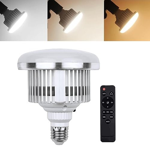 BOLLUMA 50W Fotografia LED Lampadina Foto Lampada Foto Luce Bicolore Dimmerabile E27 3000-6500K Foto Studio Lampada Luce diurna per Studio Fotografo Riprese Video Softbox Illuminazione Casa