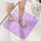 HITSLAM Duschmatte rutschfest, 53x53cm Antirutschmatte Dusche mit Saugnäpfen, Badewannenmatte rutschfest BPA Frei, Maschinenwaschbar Badematte, Weich auf den Füßen Rutschmatte Dusche, Violett