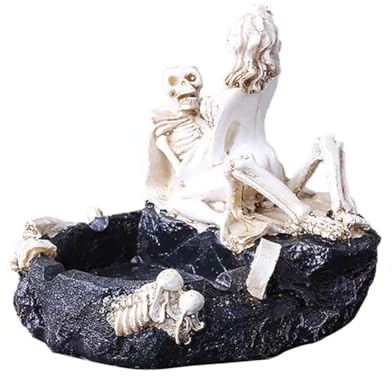 Aschenbecher mit Weihnachtsdekoration, Zigarren-Motiv, Halloween, Totenkopf, sexy Mann, Frauen, oben