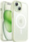 JETech Magnetic Case for iPhone 15 Plus 6.7-Inch Compatible with MagSafe, Translucent Matte Back Slim Shockproof Phone Cover (Green)