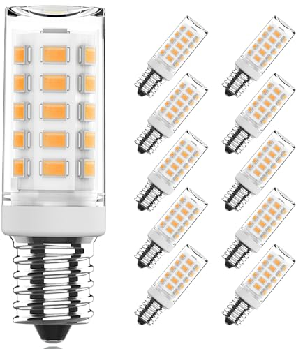 SGEPLED E14 LED Lampe Warmweiss 2700K,3W /350LM Glühbirne Ersatz 30W 40W Halogenlampen, Kein Flackern Nicht Dimmbar, Wandlampe, Schreibtischlampe, 10er Pack
