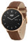 Henry London Smart Amoled Herrenuhr mit braunem Lederarmband