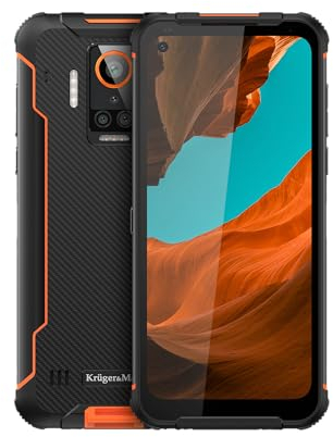 Kruger&Matz Smartphone Drive 10 6,49 Zoll 6 GB RAM/128 GB Kamera 108 Mpx NFC IP68 Android 13 Kabelloses Laden KM05002