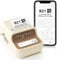 NIIMBOT Etikettendrucker B21, Selbstklebendes Etikettiergerät Bluetooth Beschriftungsgerät Sticker Drucker Label Printer für Lernen, Studiennotizen, Bilderdruck, Scrapbooking, enthält 230 Etiketten