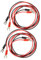 Hoement 4pcs Turntable Record Player Grounding Cable Wire Cable for Stop Feedback Jumper Wires