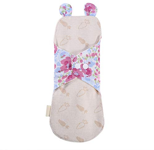 Brrnoo Slipeinlagen, Damenbinden, Stoffbinde, Wiederverwendbare Menstruationseinlage aus Bio-Baumwolle, 250 Mm, Waschbar, Tag- und Nachthöschen, Damenbinde (#2)