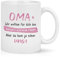 Livole Weihnachtsgeschenke für Oma, Großmutter, Geschenke für Großeltern zum Geburtstag Muttertag - Oma Wir wollten für Dich das perfekte Geschenk finden - Oma Tasse, 11oz 325ml Keramik Kaffeetasse