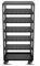 YHWKGZ Hi Fi Rack, Mehrschichtiges Audio Rack Hi Fi Regal, Phonoschrank mit einstellbarem Abstand, Mit mobilen Rollen, Entertainment Record Player Stand(20x39.2/51x99.6cm)