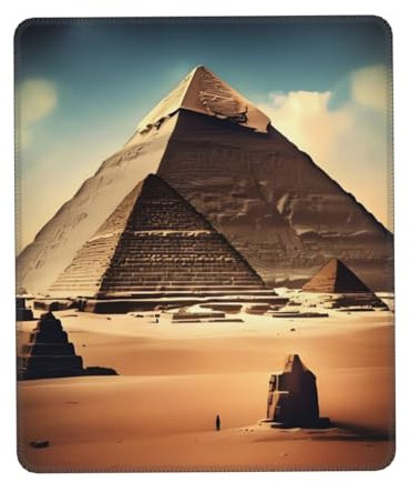 Mauspad, Pyramiden von Khufu, Computer-Mauspad für Mann und Frau, Mauspad mit rutschfester Gummiunterseite, Laptop-Mauspad für Gaming, Heimbüro