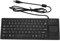Jectse Kabelgebundene Touch-Tastatur, Wasserabweisende Integrierte Industrietastatur mit Touchpad für Laptop-Notebook-PC, IP68-zertifiziert, Staub- und Wasserabweisend, Plug-and-Play