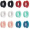 WeddHuis 12 Stück Mute Style Pack für Ohrstöpsel,Silikon Ohrstöpsel Mute Insert Style Pack Ohrstöpsel Daily Control Bundle (6 Farben)