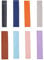 8 PCS PU Leather Pen Sleeve Pouch Adjustable Elastic Band Pen Holder Pencil Holder Case Pen Pouch for Notebook Books Planners Binders Books, 8 Colors