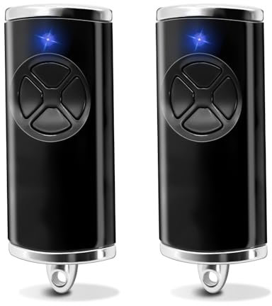 Lot de 2 remplacez l'émetteur portatif hse4-868-bs, 868,3 MHz 4 canaux, télécommande de Porte de Garage pour HSE2-868-BS, HSE-4-868-BS, Compatible avec HSM4 HSE2 HS1 HS4 HSZ1 HSZ22