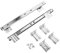 CLISPEED 1 Pair Keyboard Rails Drawer Slides Mounting Bearing Slides Keyboard Tray Under Desk Slide Keyboard Slider Desk Under Desk Drawer Slide Out Keyboard Tray Rolled Steel