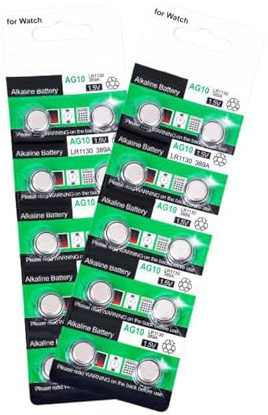 Batterie a bottone AG10 LR1130 ad alta capacità per dispositivi elettronici, 20 pezzi/10 pezzi