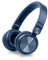 Muse Cuffie Bluetooth Over-Ear M-276 BTB con microfono per Smartphone e Tablet, Cavo Aux, Blu