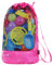 Eocusun Bolsa de Juguetes para la Playa, Bolsa de Malla Grande Bolsas de Almacenamiento para Niños Juguetes con Cordón Durable Mochila para Nadar y Bolsa de Piscina Paquetes (Rosa Fuerte)