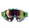 Vemar Motorradbrillen Motocross Brille Maske Enduro UV-Schutz, Skibrille Snowboard Brille Anti-Kratz Winddicht (Transparente Linsen, Mod.3)