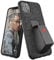 adidas Sports Compatible with iPhone 11 Pro Max Case, Grip Stand, Protective Mobile Phone Case – Black/Red