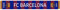 Offizielles Lizenzprodukt von FC Barcelona, Strickschal Nr. 29 5004 BUT29, Blau/Weinrot, 140