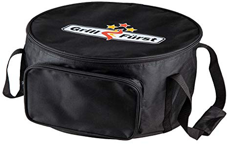 Grillfürst Dutch Oven Aufbewahrungstasche für DO 20, Ø 48 cm - Tragetasche für Feuerofen, Transporttasche für Gusseisen Topf, schwarz