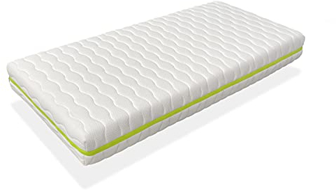 DORMISSIMO Matratze 90X190 KINDERDORMISSIMO Matratze Hohe 18 cm ZAFIR VISCO H2 - Viskoelastischer - Abnehmbarer Bezug - ideal für Ausziehbetten und Montessori-Betten