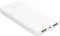 PURO PUROPBPW1002A1CW – PB FC 10.000 mAh 2 USBA+1 USBC Weiß