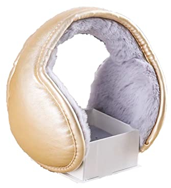 NC Ohrenschützer Winter Earmuffs Plüsch Ohrwärmer Damen Herren,Ohrenwärmer Warm, Ohrenschutz Earband Faltbar Klassisch,Ohrenschützer Herbst Kälteschutz Winteraccessoire Outdoor (Gold)