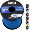 GO!elements 100m Paracord 2mm Seil aus reißfester Nylonschnur - Paracord 100 Typ I Survival Schnur - Reißfest bis 45kg - geeignet als Allzweckseil, Reepschnur, Kordel, Maurerschnur, Farbe: Blau
