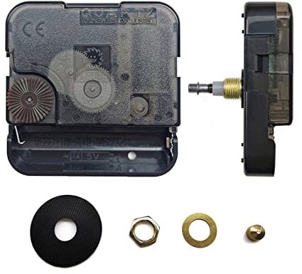 DHinkyoung Clock Movement Quartz Wall Clock Inner Works Kit DIY Clocks Mechanism Parts for Clocks Replacement Repair, Shaft Height 1.9 cm, Please Measure Before Buying