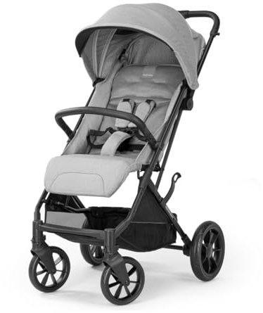 Inglesina Zenit Kompakter Kinderwagen, Grau, Hervorragende Leistung, Bequem, bis zu 22kg, Große Räder, Geräumiger Sitz, Amazon Exklusiv