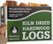 Kiln Dried Hardwood Logs, (24L), WoodSure Approved, for Wood Burners, Open Fires, Stoves, Pizza Ovens, Camp Fires and Chiminea (1 Box (24L))