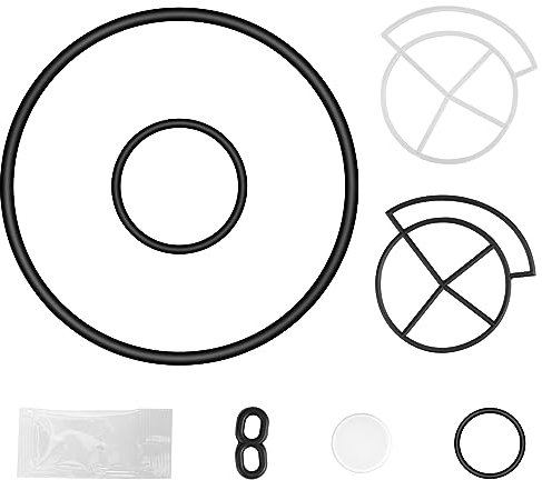 Kit de sellado WS35X10020 para descalcificador de agua compatible con General Electric (GE) y Whirl'pool, para ablandadores de agua de alto flujo de 1 pulgada