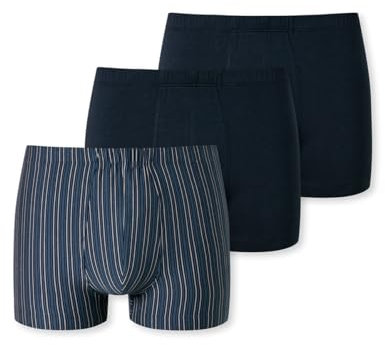 Schiesser Herren 3 Pack Unterwäsche Shorts mit weichem Bund Bio Baumwolle Multipack - 95/5 Organic, Sortiert 6_180216, 6