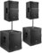 Power Dynamics PD PDY212A Active PA Speaker System Package with 12-Inch Tops, 15-Inch Subwoofers, Subwoofer Stands and Cables, Professional DJ Audio Setup for Parties and Events