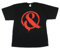 Guniangjia Mice & Men Red Paint Ampersand Black T Shirt New Merch Black S