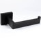 Pebble Grey™ Manhattan Toilet Roll Holder for Bathroom, Wall Mounted with Screws, Industrial Style Toilet Paper Holder, Contemporary Design, Anti-Rust, Concealed Fixings (Matte Black)