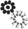 GLSTOY 10pcs Recording Mic Clip Lapel Tie Clip for Gaming Microphone Set Iron for Voice Recording