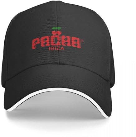 AIETPOIJ Gorra de Beisbol Pacha Ibiza Logo Bucket Hat Gorras Sombrero de Caballo Excursión a la Playa Sombrero de Mujer Hombre