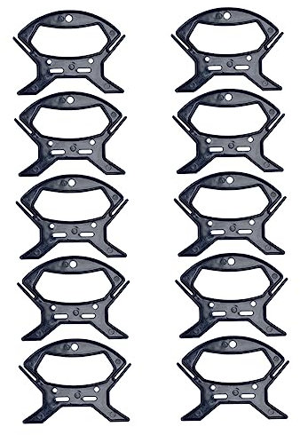 CRAFTHROU 10St Wickler Aufwickeln für Draht Kordel-Seil-Organizer Schnuraufwicklungsspule Halter drahtbinderücken cable reel werkzeug Verlängerungskabel umwickeln Kordel-Organizer-Wrap Black