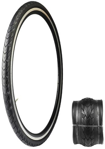 1/2er-Pack 700 x 35c Reifen Rennradreifen mit 3 mm Pannenschutz 37-622 Fahrradreifen Drahtreifen Fahrrad Mantel für Rennrad/Road Bike/Hybrid Bike (1-Pack 700x35c)