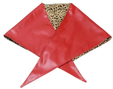 kokdid Haarschal, Bandana, Kopftuch, PU, wendbar, Futuristen für Erwachsene, kreative Kopfbedeckung, Foto-Requisiten